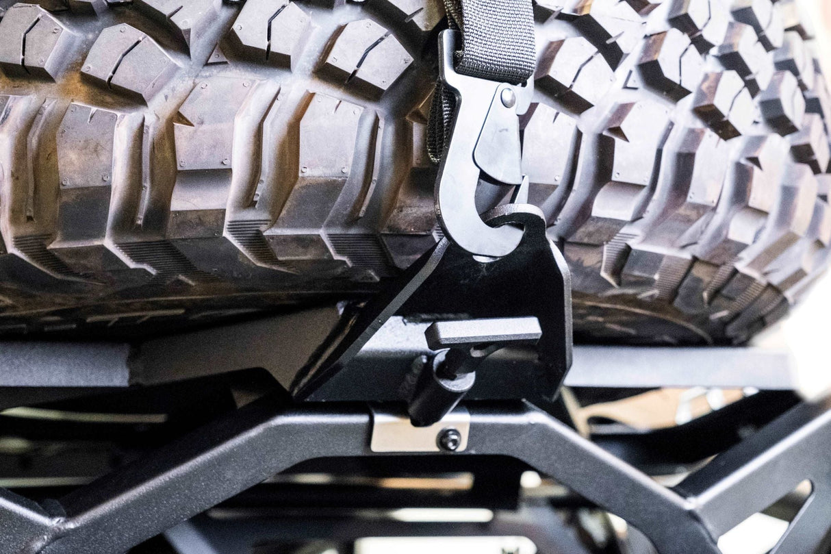 2017-2026 Can Am X3 Maverick Volt Series Baja Spare Tire Rack www.elektricoffroad.com