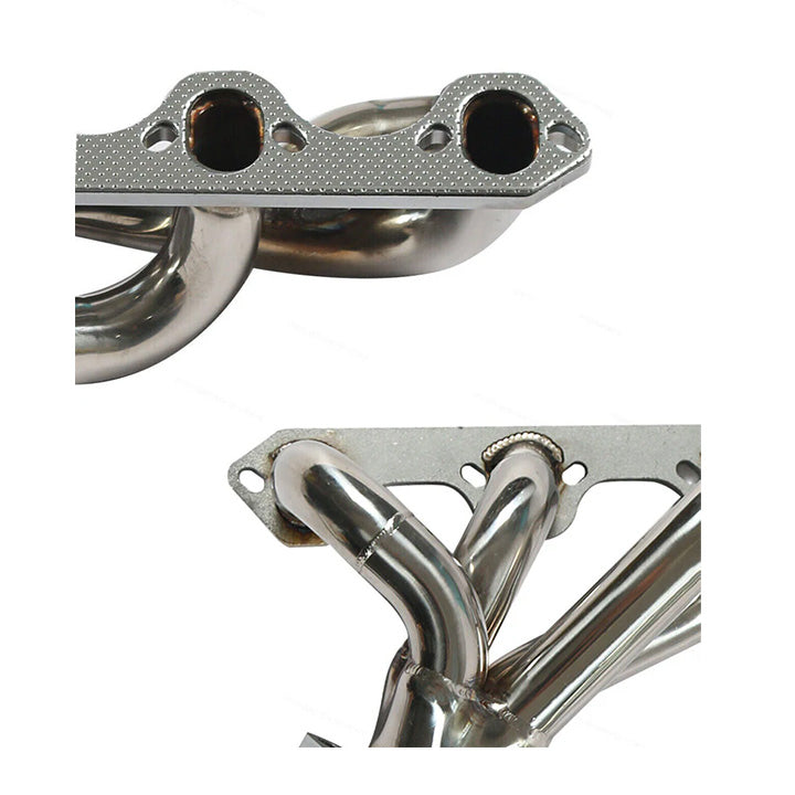 TruckTok 1987-1996 Ford 5.8L F150 F250 Bronco Short Header Manifold & EGR Block Off delete Kit TruckTok