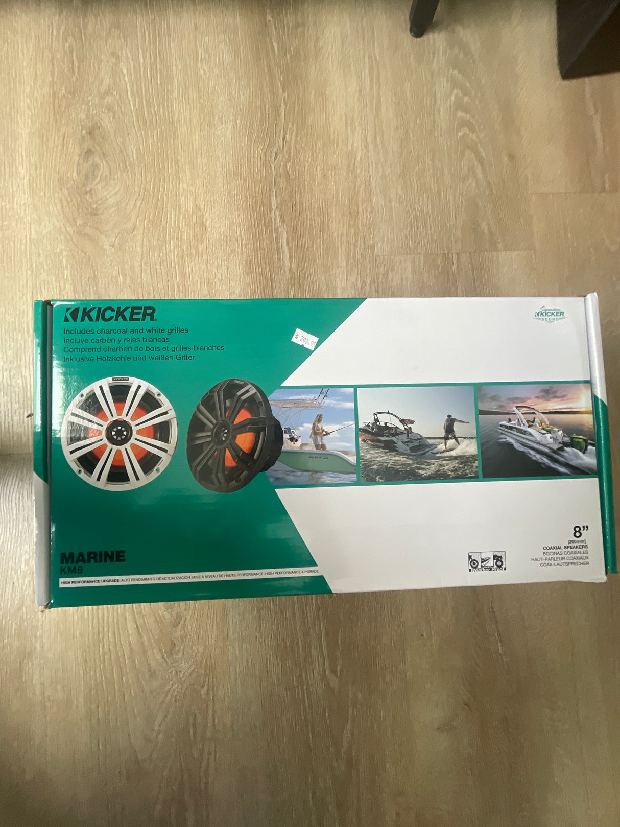 Kicker Sound KM8 8” (200mm) Coaxial Speakers