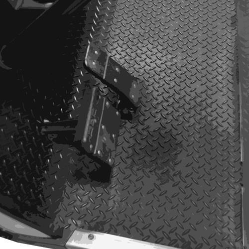 Madjax Replacement Diamond Plated Floormat for E-Z-Go RXV