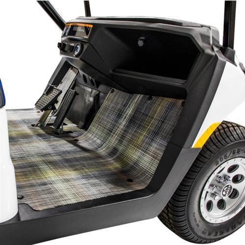 Chilewich Premium Gray Plaid Floor Mat Yamaha G29/Drive