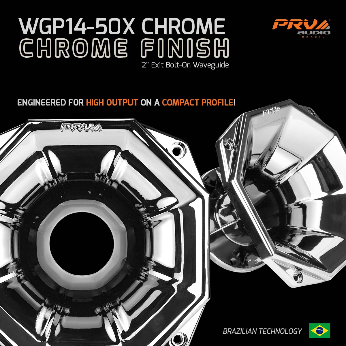 PRV WGP14-50X CHROME Waveguide PRV Audio