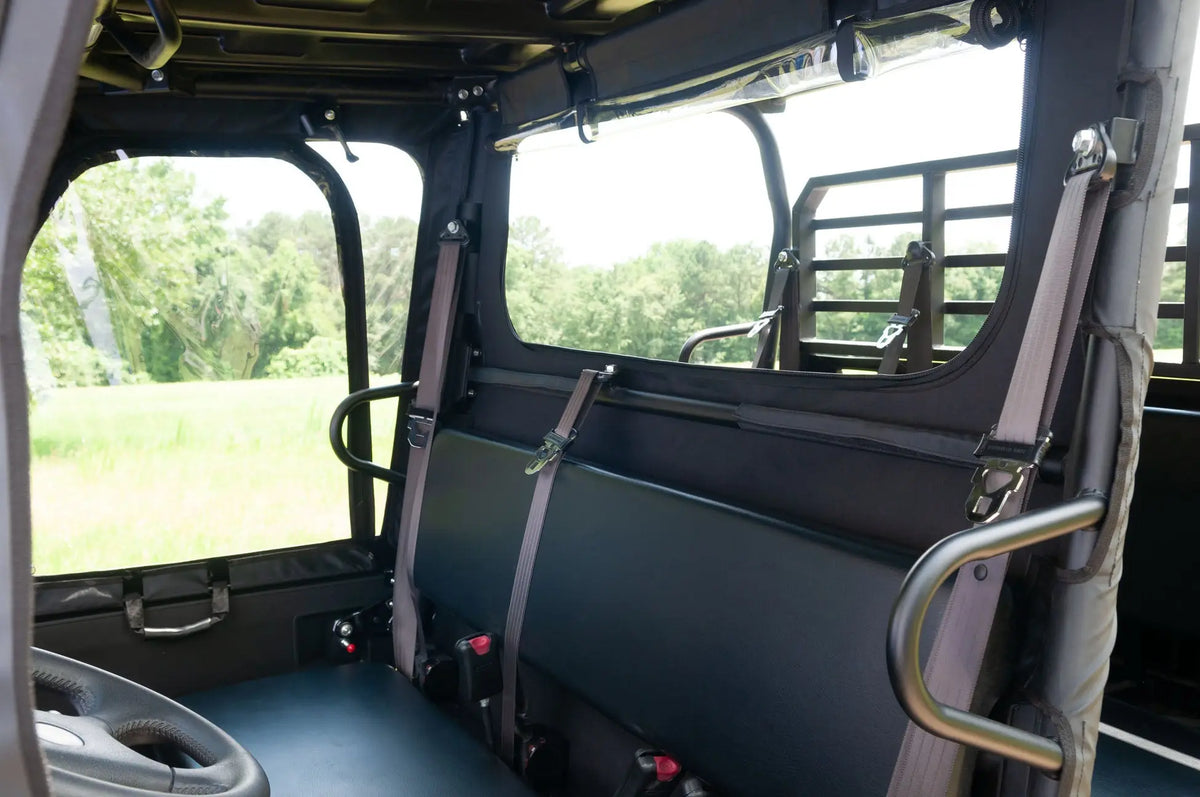 Seizmik 50-04028KIT Kawasaki Mule Pro rear panel - roll-up window detail