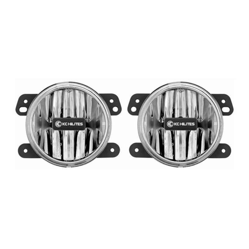 4" Gravity® LED G4- 2 Light System- SAE/ECE- 10W Fog Beam | '07-'09 JK Wrangler