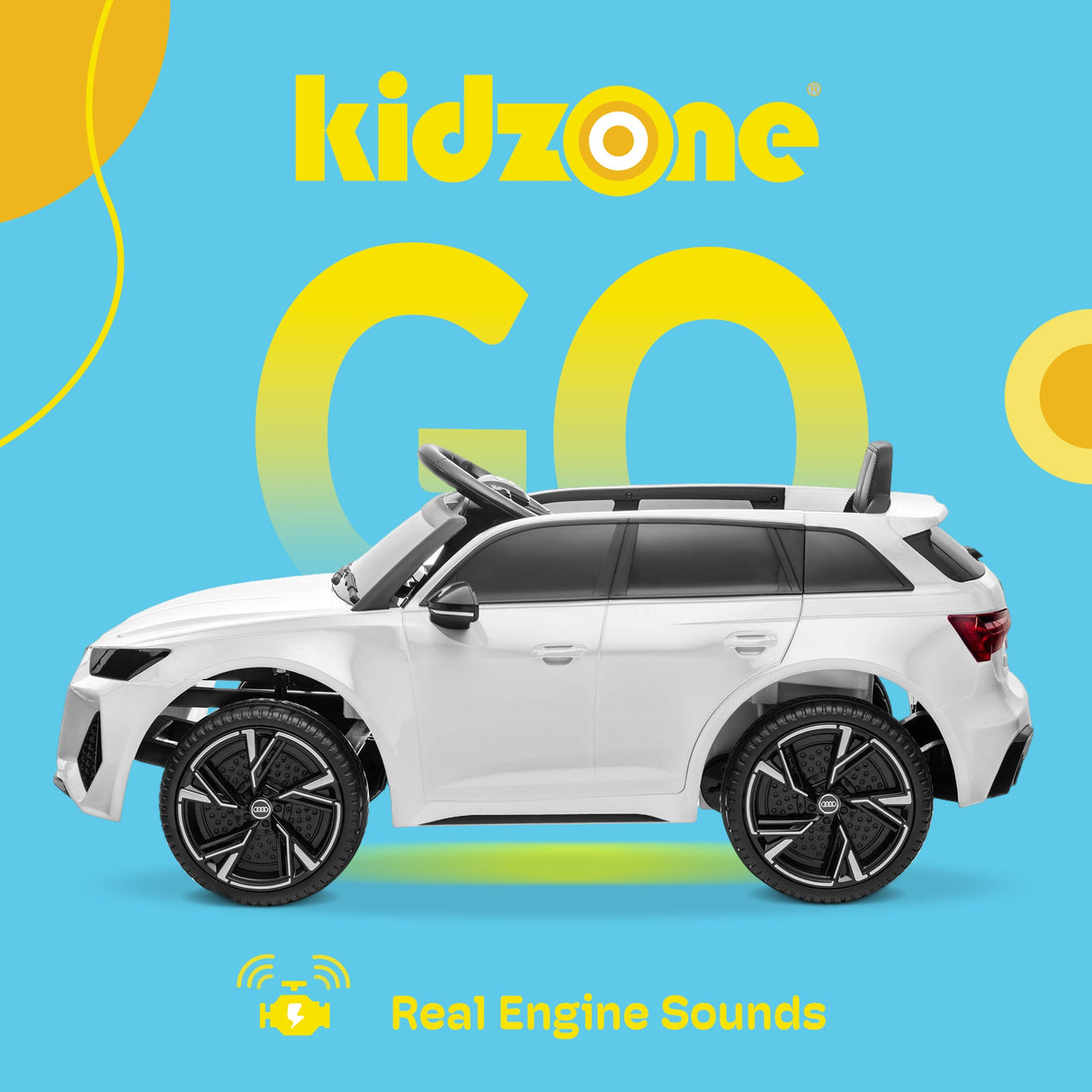 Kidzone Kids 12V Ride On Car - Choose from 7 Vibrant Colors!