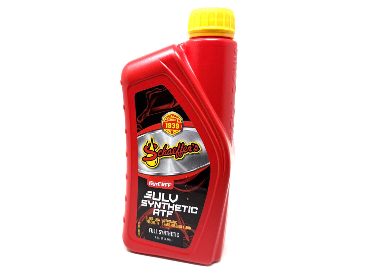 Schaeffers 0678 SynTuff ULV Full Synthetic Automatic Transmission Fluid, 2020-2025 Ford 6.7L Powerstroke, 2020-2025 GM 6.6L Duramax L5P Schaeffers