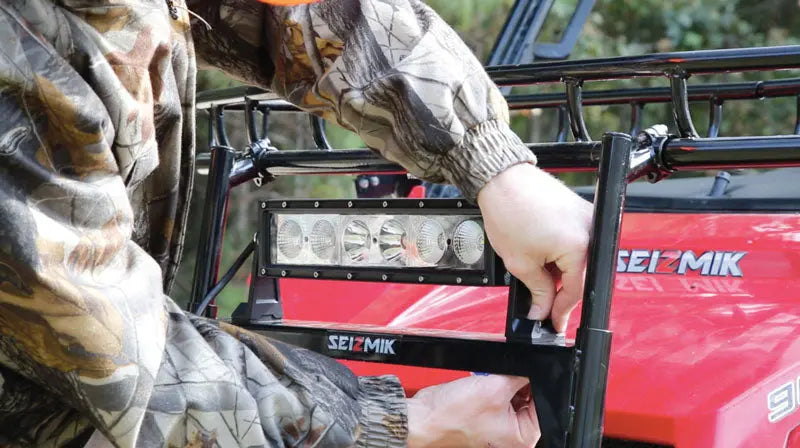 Seizmik 58-08070 Hood Rack - installing a light bar on the rack
