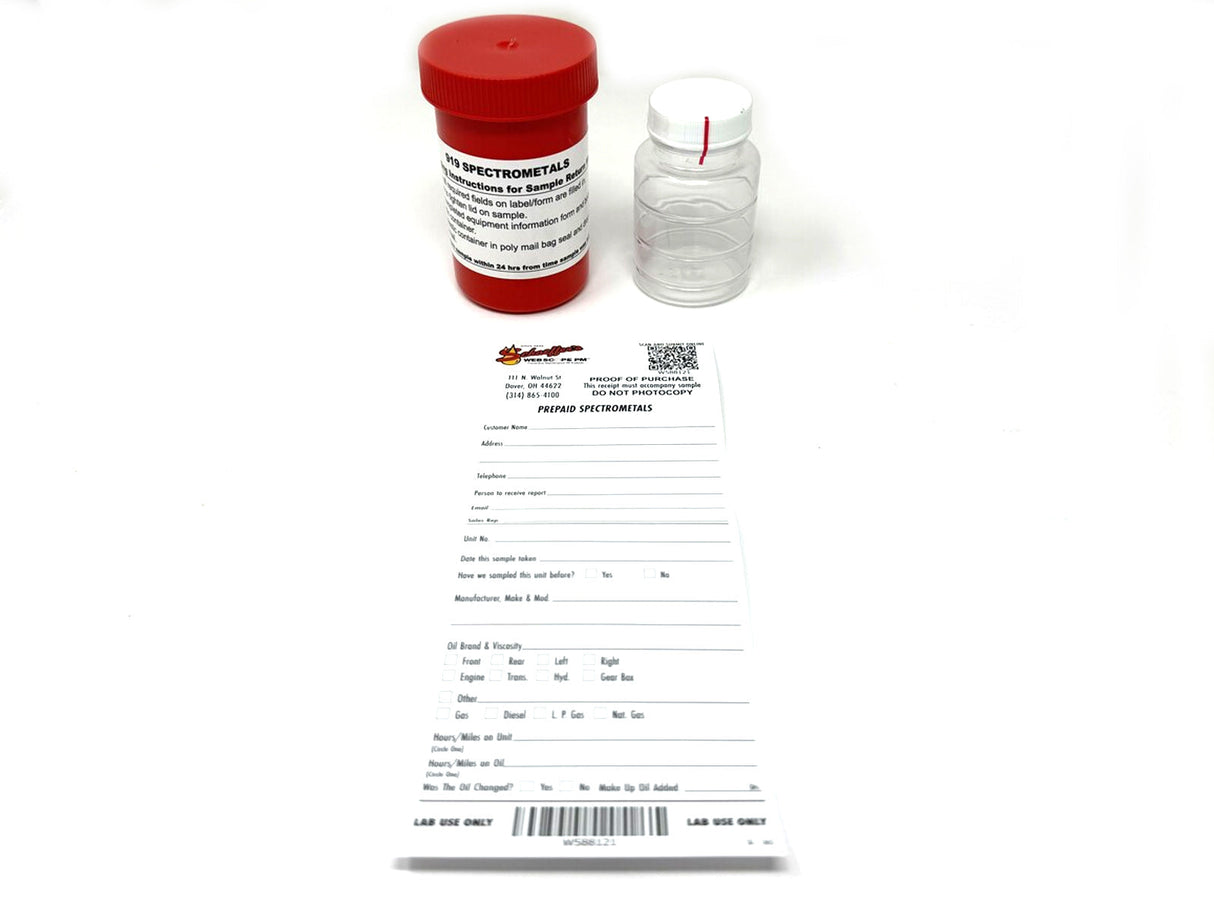 Schaeffers 0919 Webscope PM Oil Analysis Test Kit, Universal Schaeffers