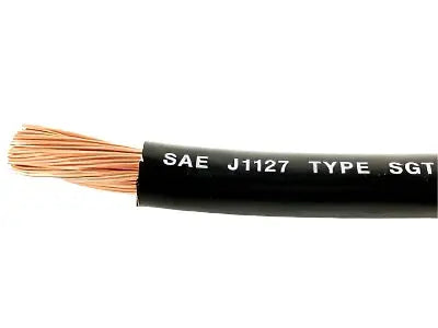 2 Gauge Battery Cable SAE J1127 SGT Automotive Power Wire MADE IN USA (SOLD PER FOOT) ACDC