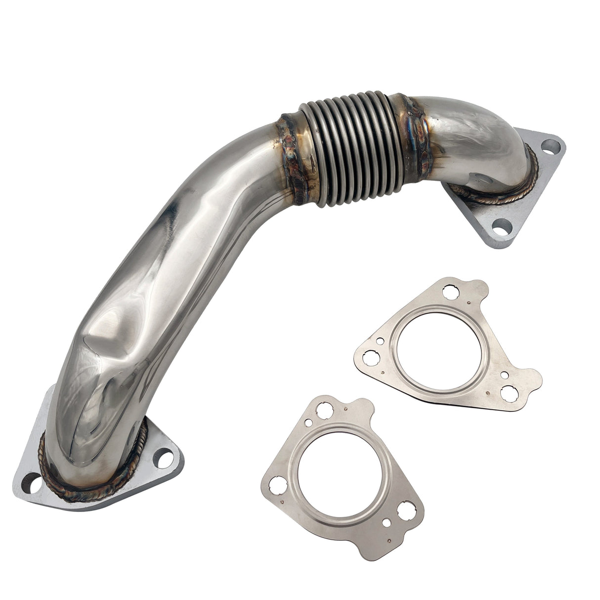 TruckTok 2004.5-2010 6.6L Chevy GMC Duramax Passenger Side Up-Pipe & 3" Downpipe Exhaust TruckTok