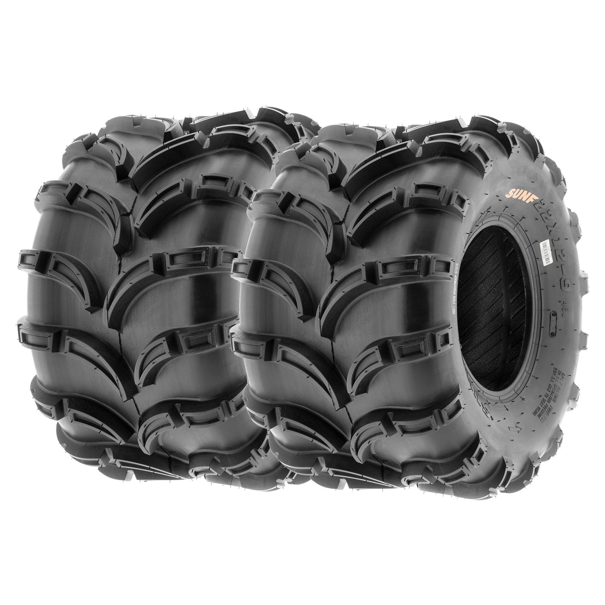 SunF ATV TIRE/UTV TIRE All Terrain 6 PR Tubeless A028-1 (set of 2) SUNF