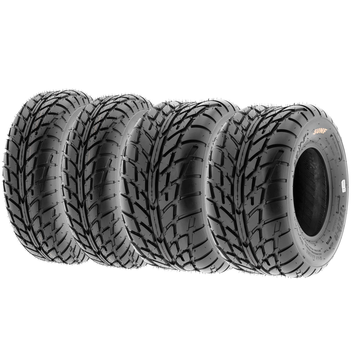 SunF ATV TIRE/UTV TIRE SPORT DIRT FLAT TRACK 6 PR Tubeless A021 (bundle set) SUNF