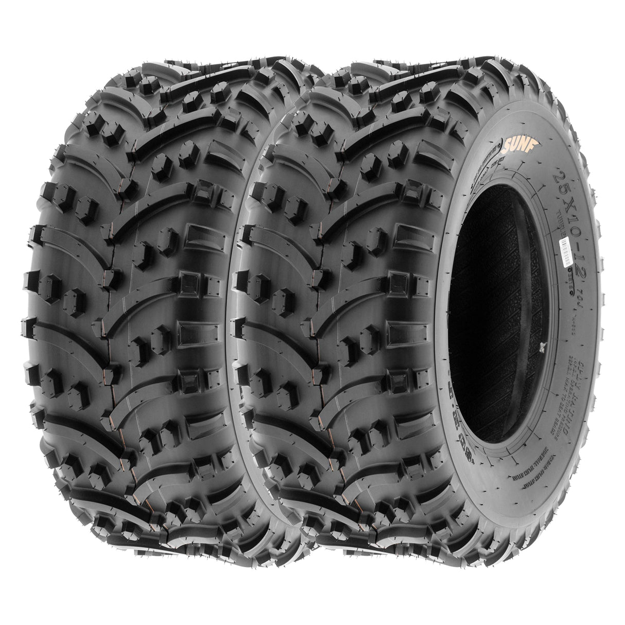 SunF ATV TIRE/UTV TIRE All Terrain 6 PR Tubeless A032 (set of 2) SUNF