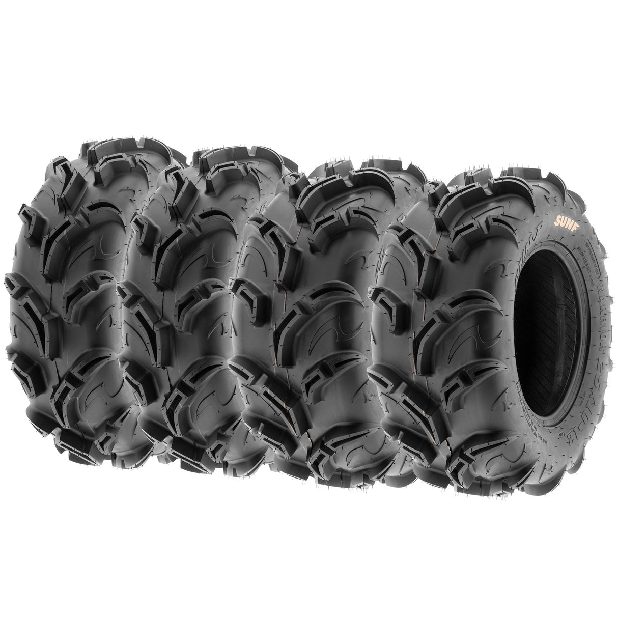 SunF ATV TIRE/UTV TIRE All Terrain Mud Tire 6 PR Tubeless A048 WARRIOR (bundle set) SUNF