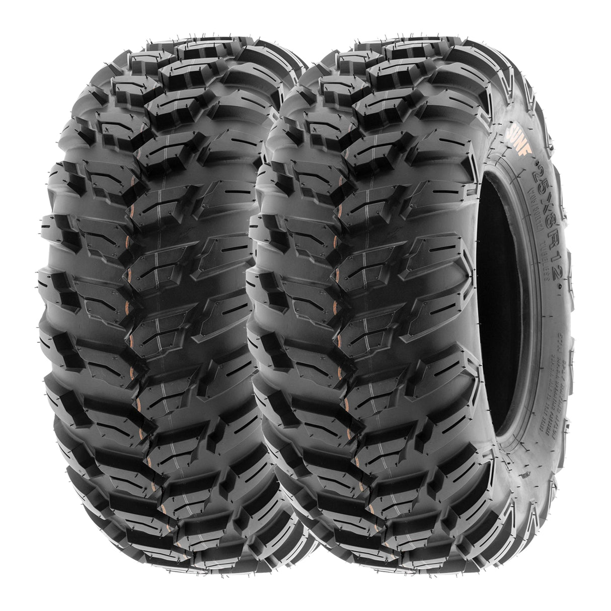 SunF ATV TIRE/UTV TIRE All Terrain 6 PR Tubeless A043 (set of 2) SUNF