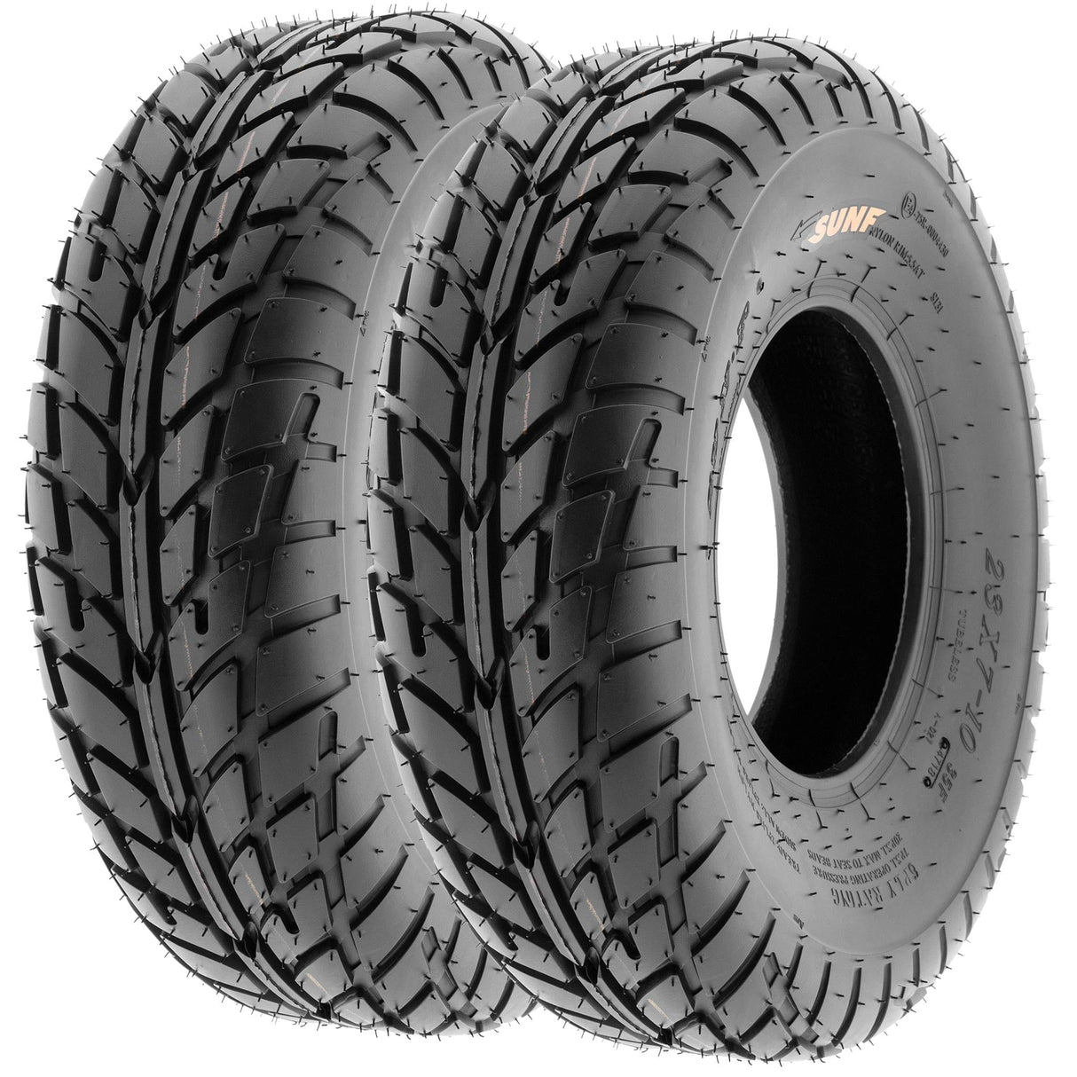 SunF ATV TIRE/UTV TIRE SPORT DIRT FLAT TRACK 6 PR Tubeless A021 (set of 4) SUNF