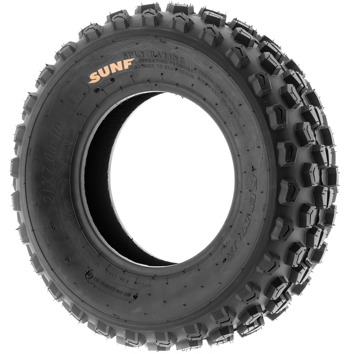 SunF ATV TIRE/UTV TIRE All Terrain 6 PR Tubeless A017 (set of 2) SUNF