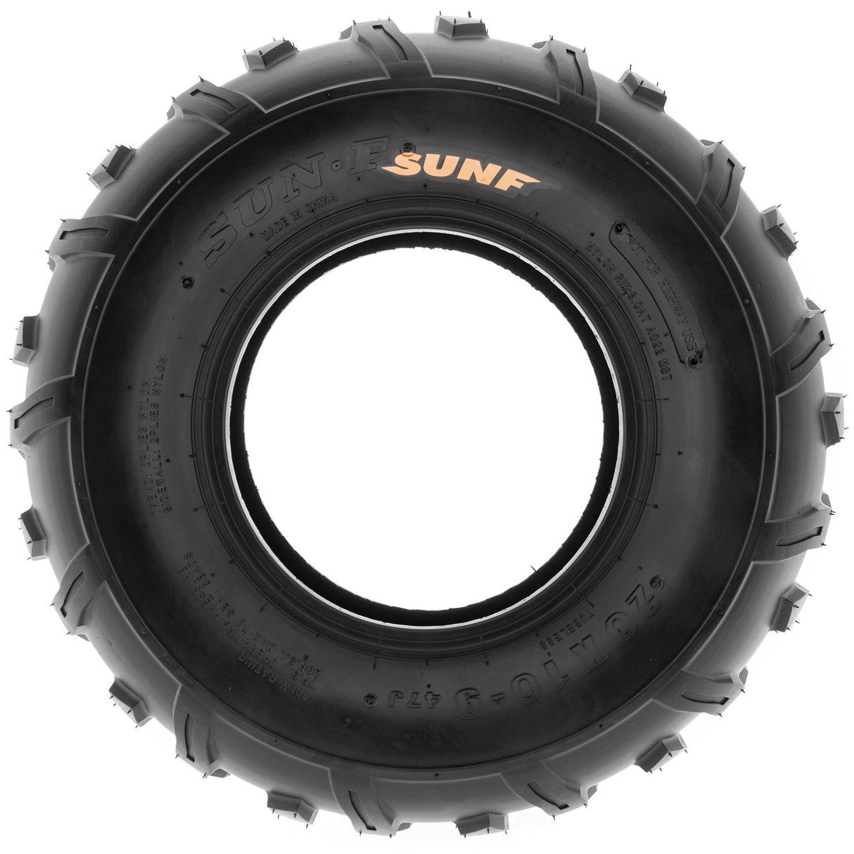 SunF ATV TIRE/UTV TIRE All Terrain 6 PR Tubeless A022 (set of 4) SUNF