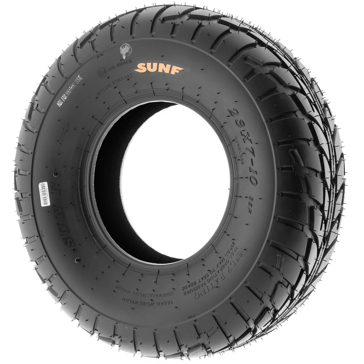 SunF ATV TIRE/UTV TIRE SPORT DIRT FLAT TRACK 6 PR Tubeless A021 SUNF