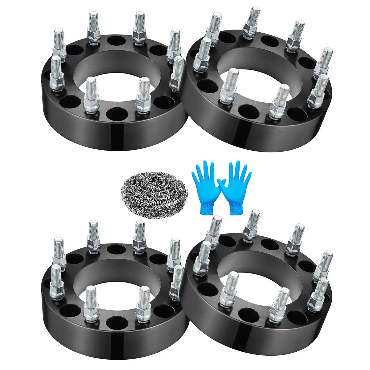 1.5/2 Inches 2011-2022 Chevy Chevrolet Silverado GMC Sierra 2500 3500 8x180mm Wheel Spacers 4PCS