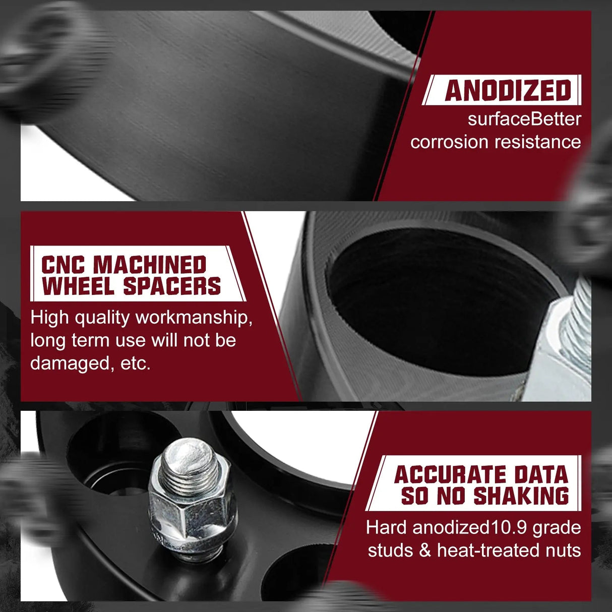 1.5 inch 2018-2022 Jeep Wrangler TJ YJ / 2011-2022 Dodge Durango 5x5" Wheel Spacers 4PCS