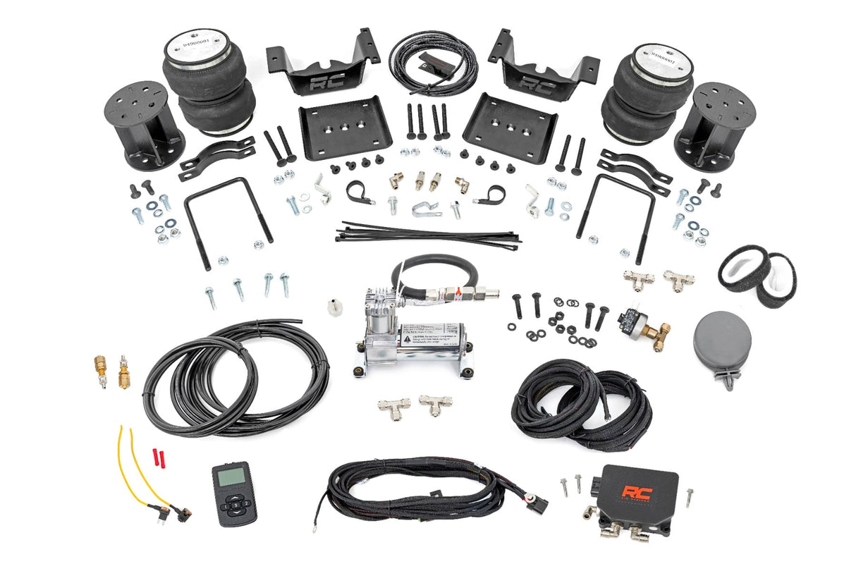Air Spring Kit w/compressor Wireless Controller 5 Inch Lift Kit Silverado/Sierra 1500 (07-18) Rough Country