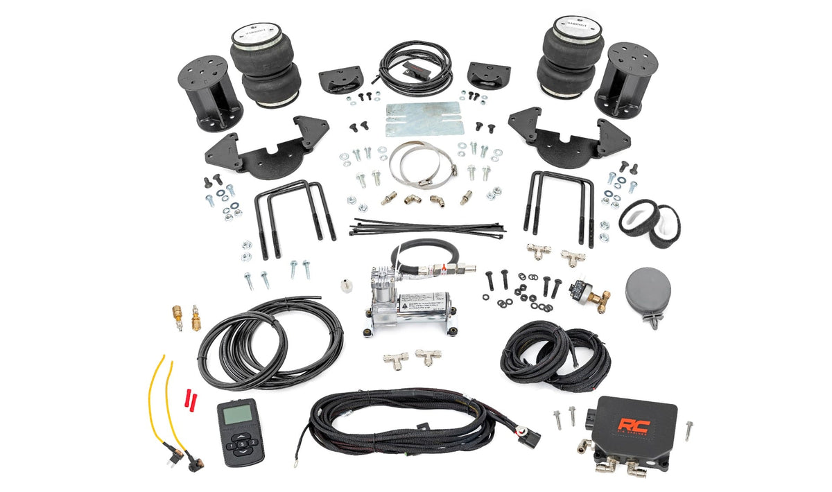 Air Spring Kit w/compressor Wireless Controller Silverado/Sierra 1500 (19-26) Rough Country