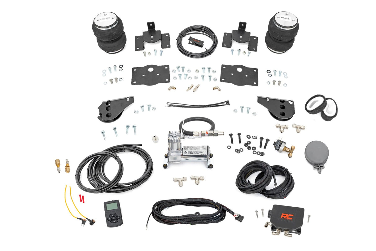 Air Spring Kit w/compressor Wireless Controller Stock Height Ram 1500 (10-18 & Classic) Rough Country
