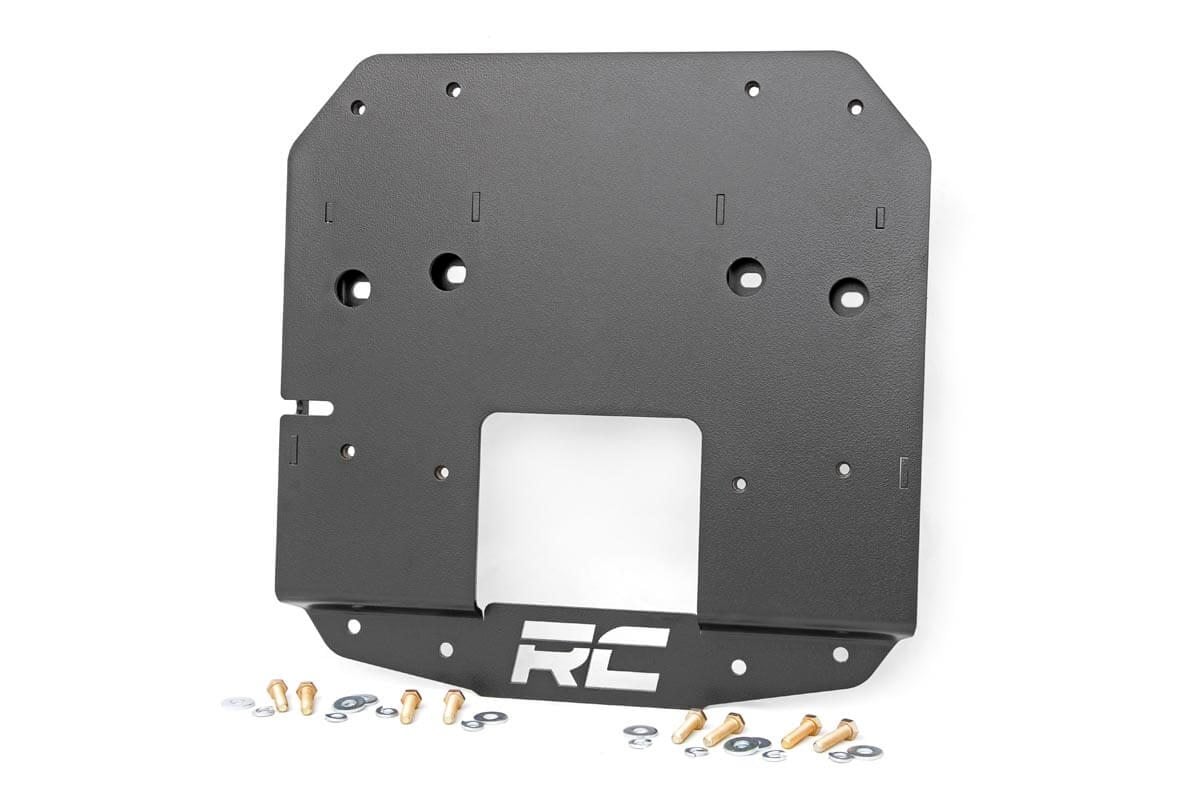 Tire Carrier Relocation Plate No Prox Jeep Wrangler JL (18-26)/Wrangler Unlimited (18-26) Rough Country