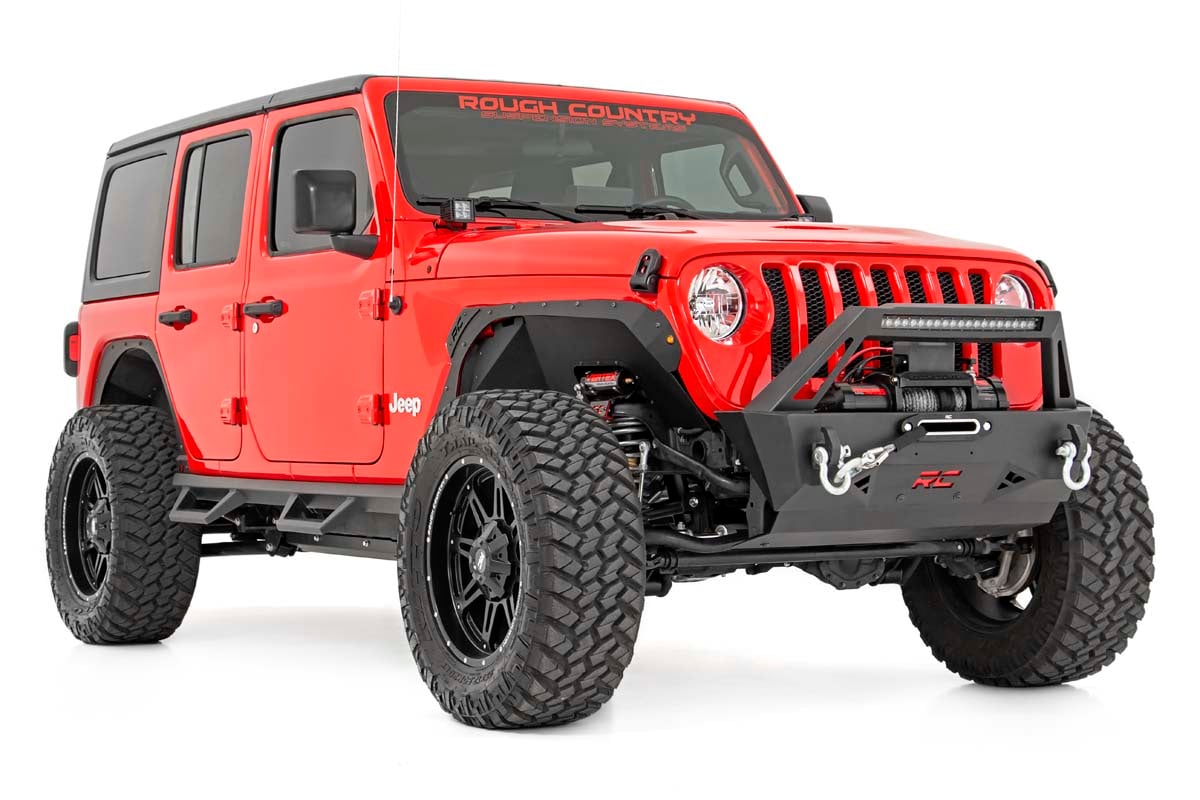 Fender Delete Kit FR & RR Jeep Wrangler JL (18-26)/Wrangler Unlimited (18-26) Rough Country