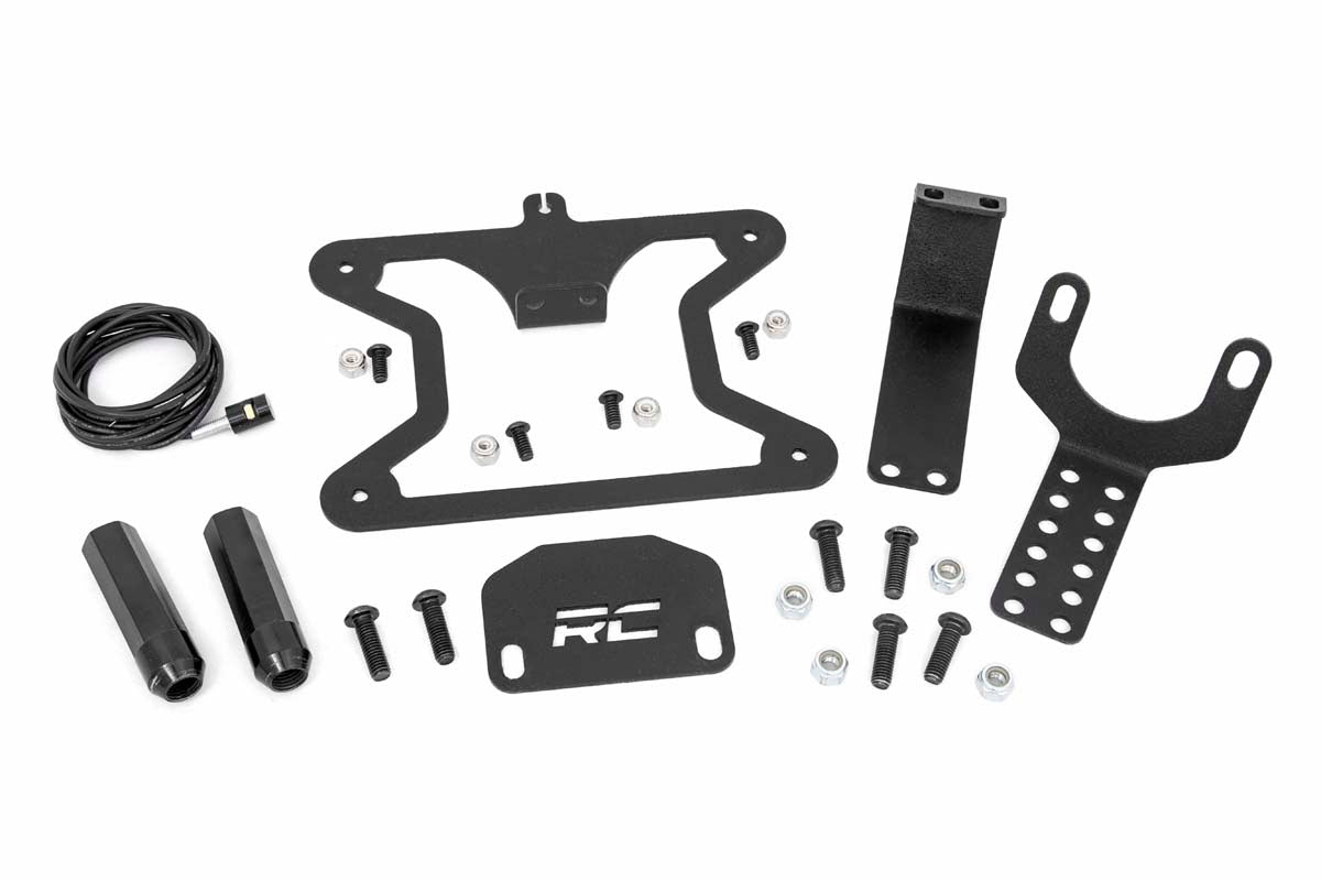 License Plate Relocation Bracket Jeep Wrangler JK/Wrangler Unlimited (07-18) Rough Country