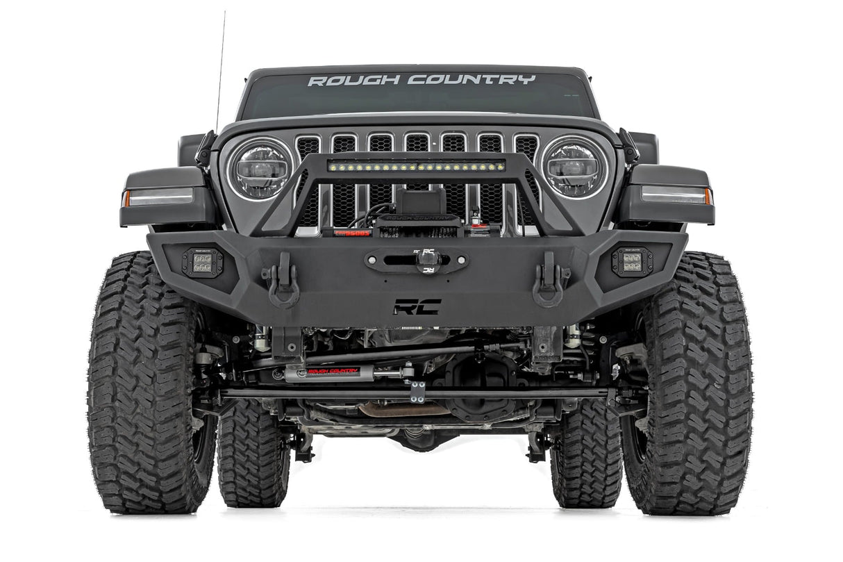 High Steer Kit w/ N3 Steering Stabilizer Jeep Gladiator JT/Wrangler JL (18-26) Rough Country