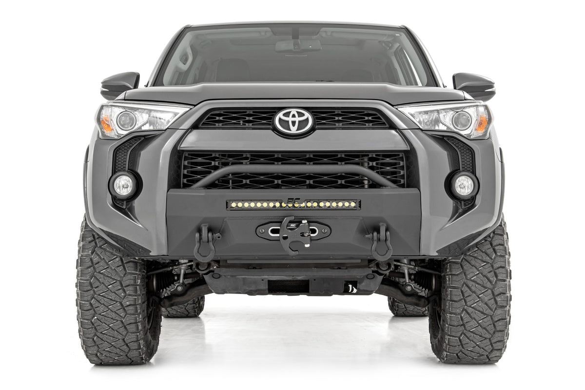 Front Bumper Hybrid 20 Inch Black LED Amber Toyota 4Runner 2WD/4WD (14-24) Rough Country