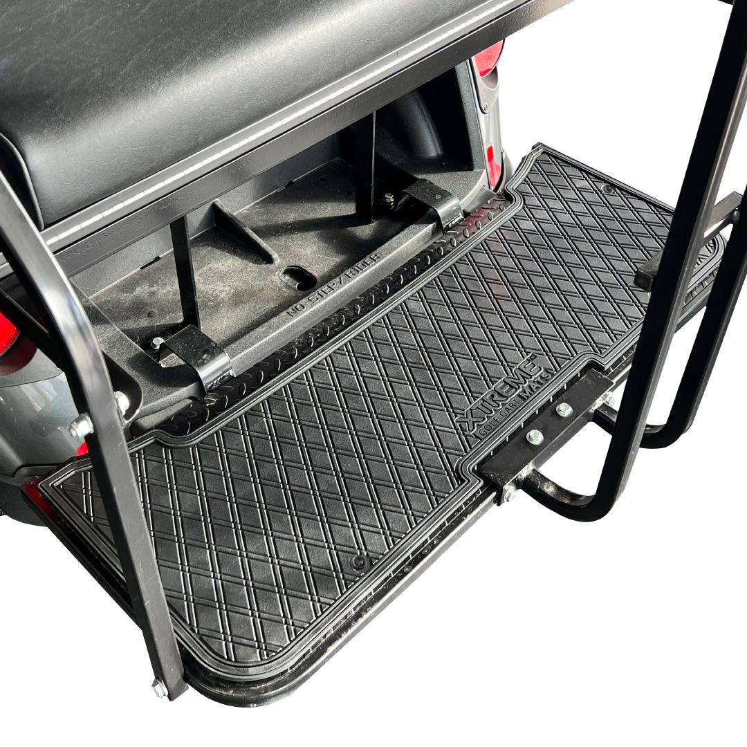 E-Z-GO RXV & TXT - Rear Facing Foot Rest Mat - Fits Select E-Z-GO RXV and TXT Rear Seat Kits - PRO Series