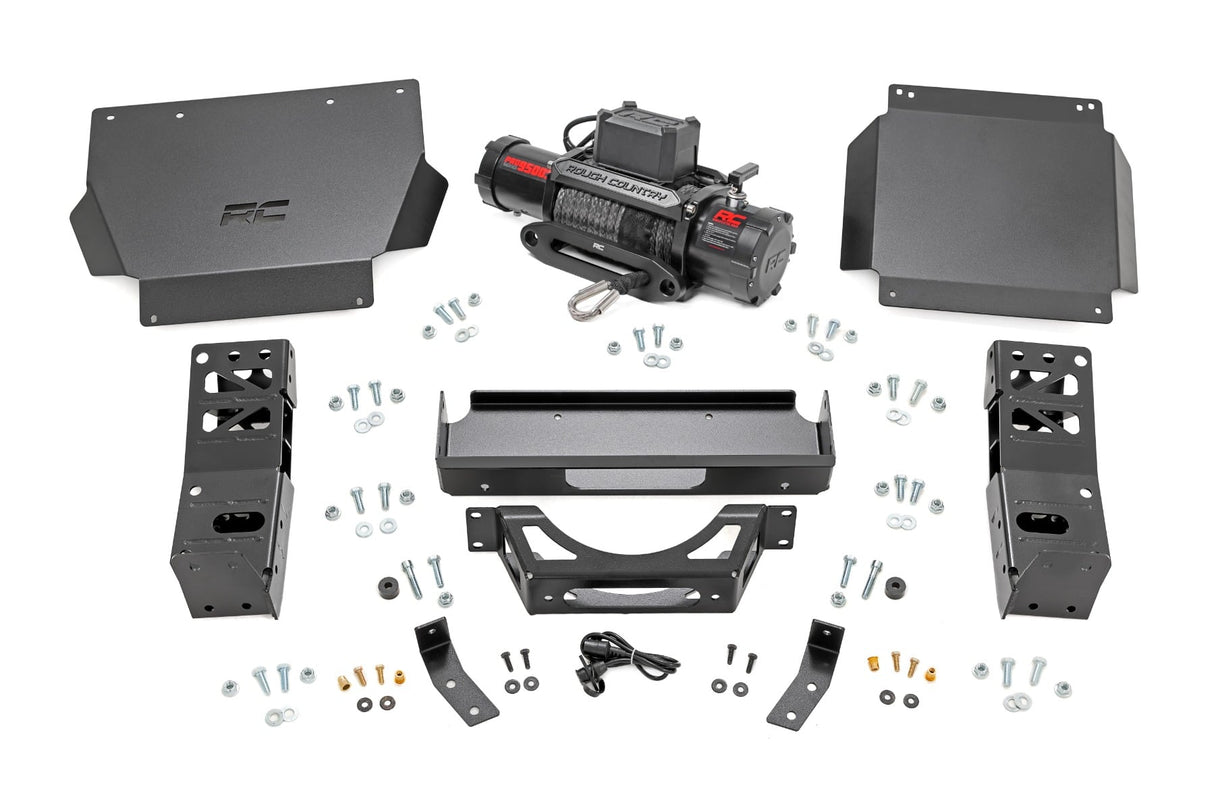 Hidden Winch Mount PRO9500S Toyota Tacoma 4WD (2024-2026) Rough Country