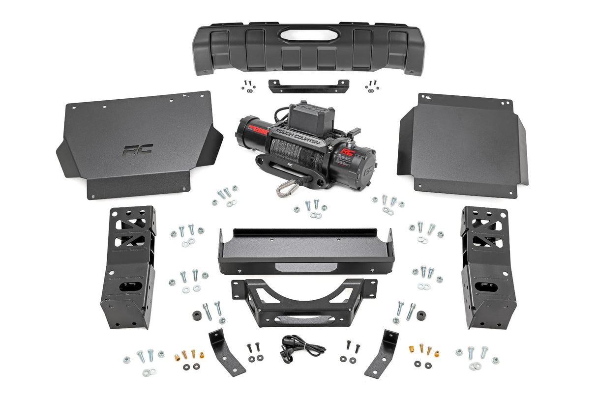 Hidden Winch Mount PRO12000S Toyota Tacoma 4WD (2024-2026) Rough Country
