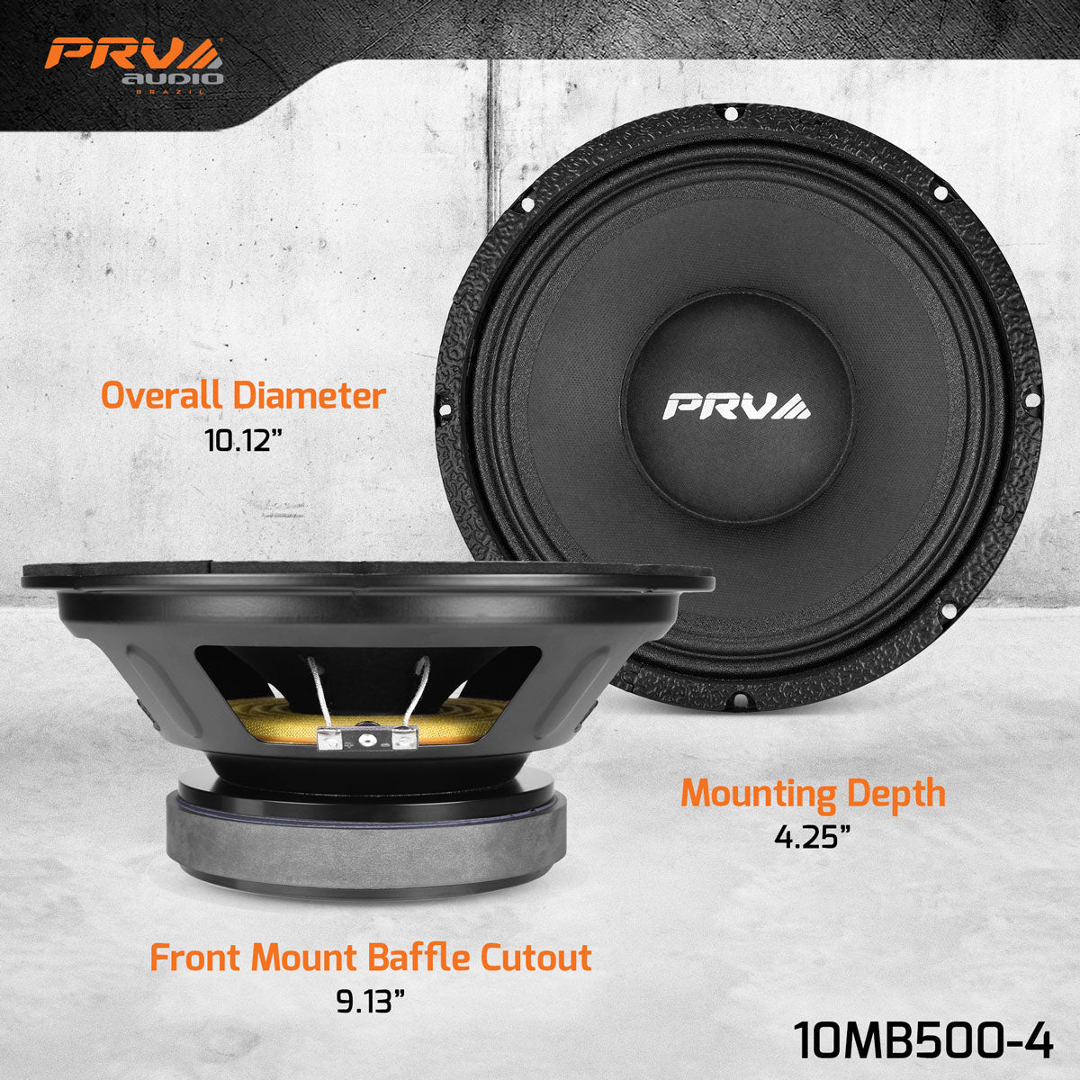 PRV 10MB500-4 Midbass PRV Audio