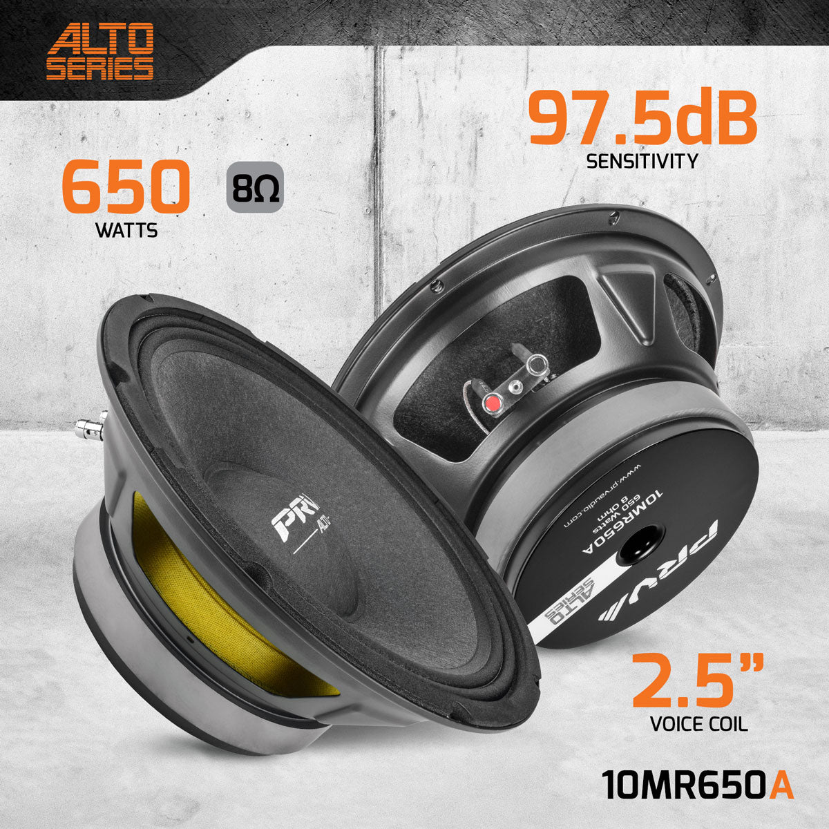 PRV 10MR650A Midrange PRV Audio