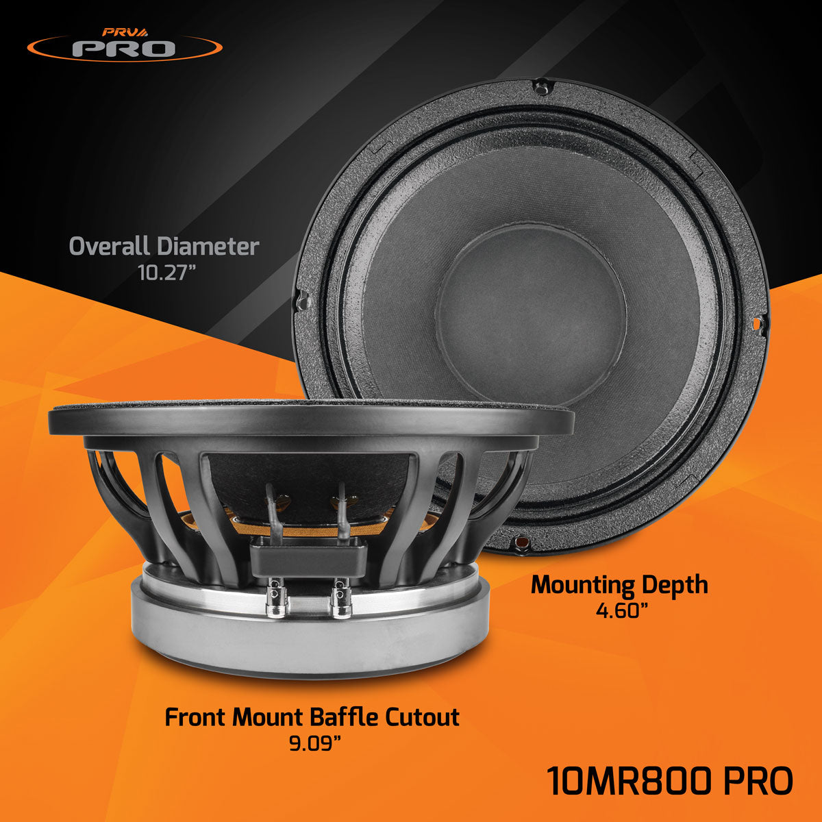 PRV 10MR800 PRO Midrange PRV Audio