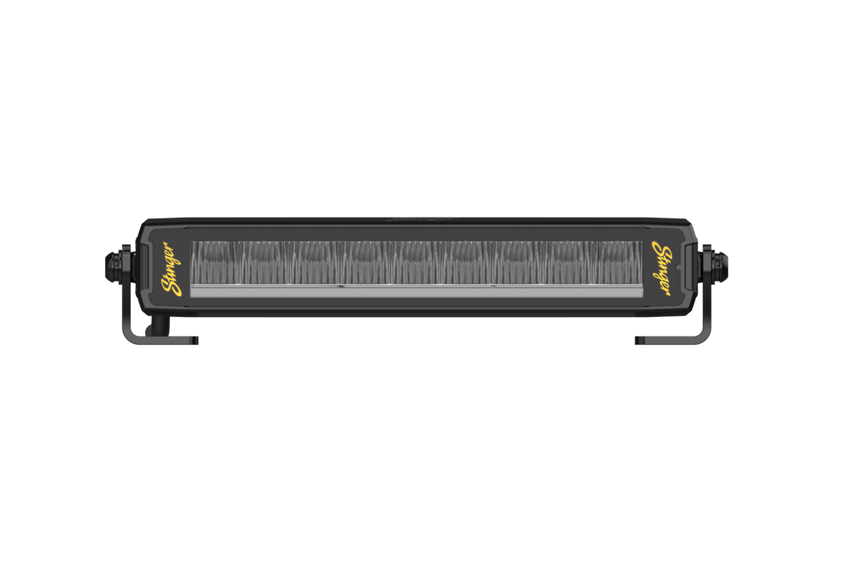 HEXCORE Universal 10" Straight LED Light Bar, Flood Beam with Amber & White Position Light | STL10LB Stinger