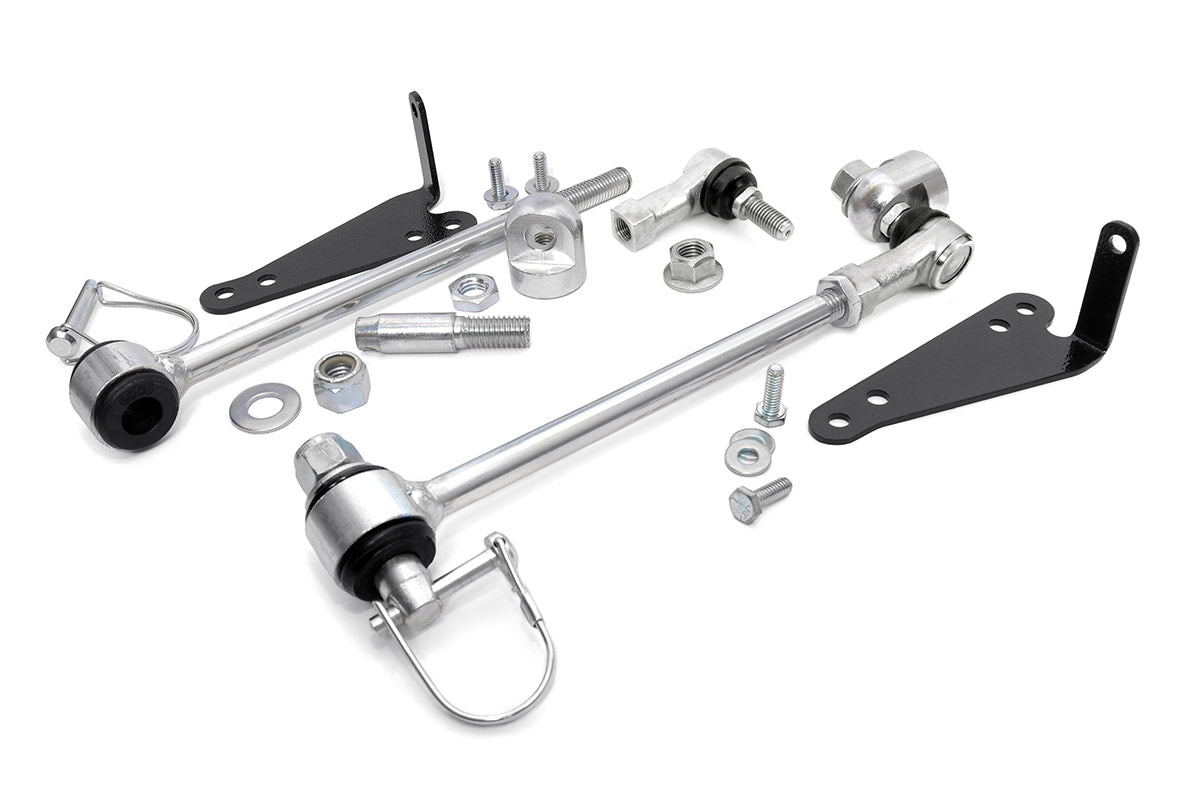 Quick Disconnect Sway Links 4-6 Inch Lift Jeep Wrangler TJ (97-06)/Wrangler Unlimited (04-06) Rough Country