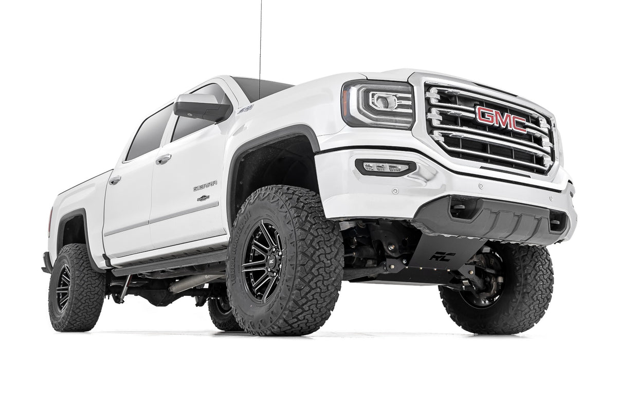 7 Inch Stamped Steel LCA Lift Kit Forged UCA Bracket Vertex Silverado/Sierra 1500 (16-18) Rough Country