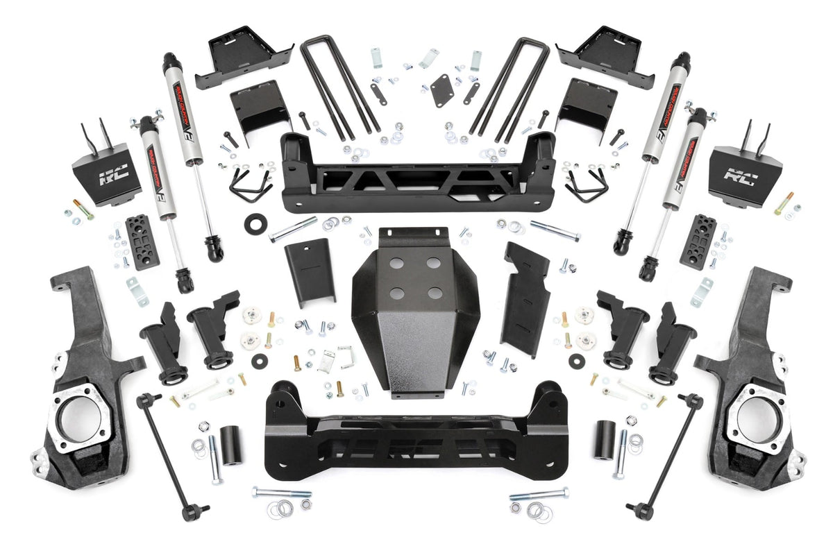 7 Inch Lift Kit Torsion Drop V2 Silverado/Sierra 2500HD/3500HD (20-26) Rough Country