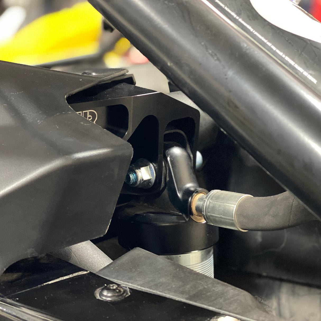 Maverick X3 Billet Rear Upper Shock Mount Brace Kit - WR Edition