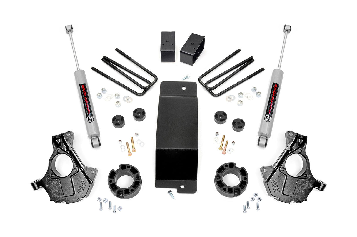 3.5 Inch Lift Kit Cast Steel LCA Silverado/Sierra 1500 (07-13) Rough Country