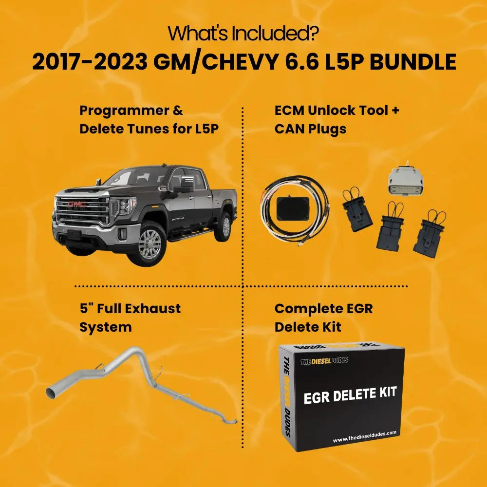 GM/Chevy Duramax 6.6 L5P Full Delete Bundle | 2017-2023 thedieseldudes