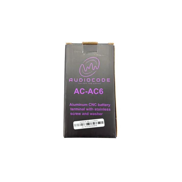 Audio Xtreme Code AC-AC6 Flat 6 Spot Aluminum Battery Terminal (Single)