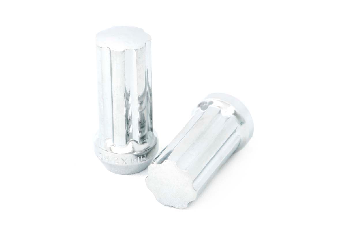 Lug Nut Set M12x1.25 24 Qty Chrome Rough Country