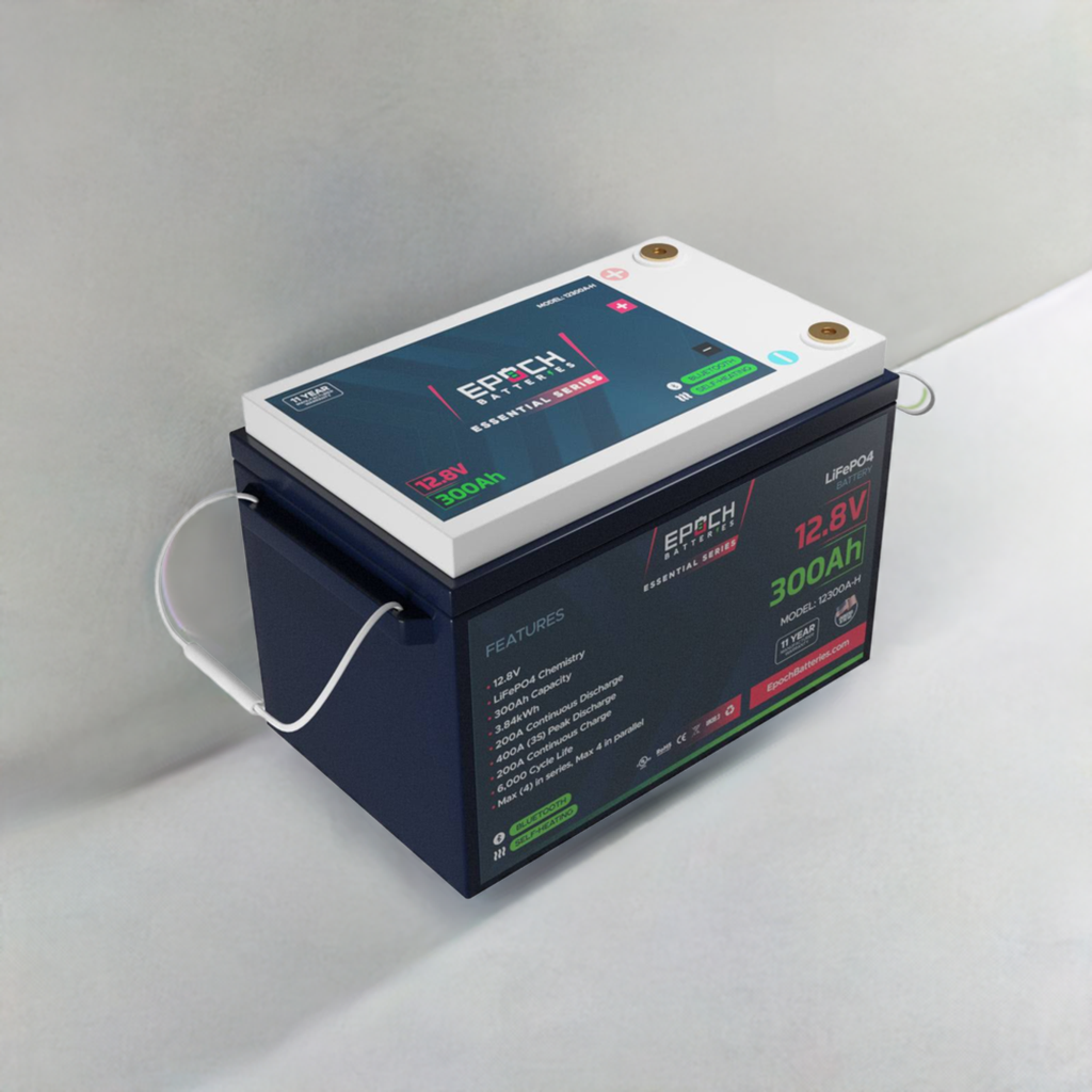 Epoch Batteries 12V 300Ah Essential LiFePO4 Battery