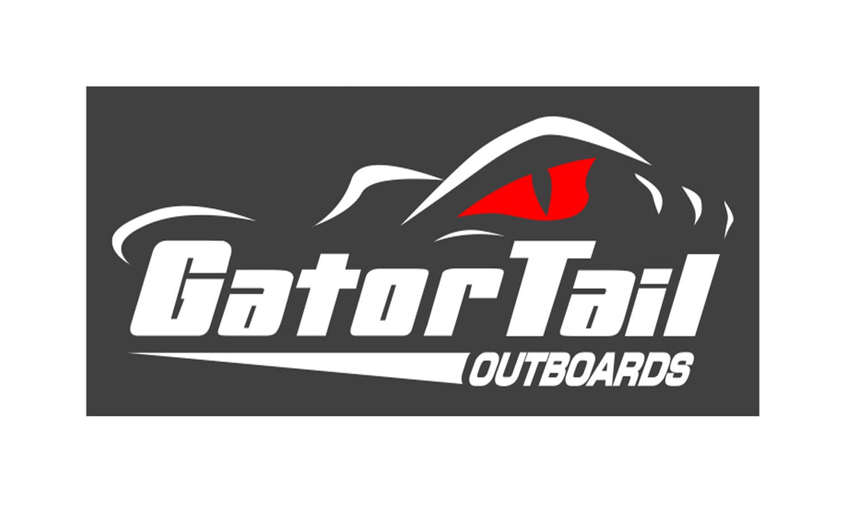 22 inch White Truck Decal Gatortail